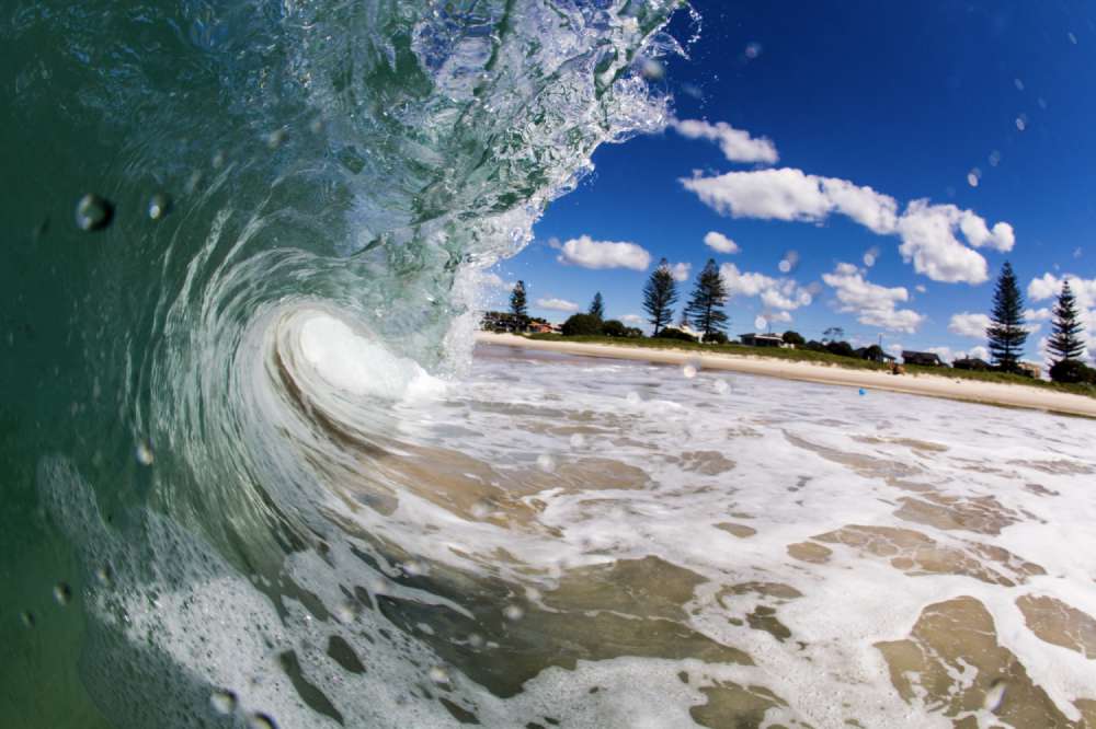 Water Drops on Lens in Surf